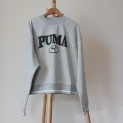 【新品】プーマ PUMA 裏起毛トレーナー レディース XLサイズ ライトグレー