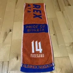 アルビレックス新潟　長谷川元希　#14 タオルマフラー