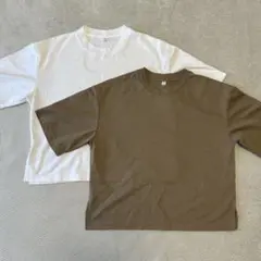 GU ドライワイド まとめ売り L ブラウン ホワイト