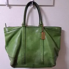 B372【本革】COACH★大容量 ブリーカー トートバッグ 青 70487 B372【本革】COACH☆大容量 ブリーカー トートバッグ 青 70487