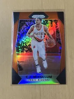 49枚限定 NBA BLAZERS CJ MCCOLLUM ORANGE SP