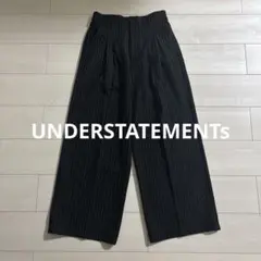 UNDERSTATEMENTs アソートイージーワイドスラックス ストライプ
