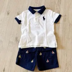 ♡Ralph Lauren ポロシャツ・ショートパンツ 上下セット 18M♡