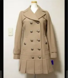 バーバリーブルーレーベル プリーツ コート 吉川ひなの着用 美品