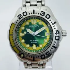 ✨SEIKO✨セイコー✨デイト✨7N35-6A10✨スキューバ✨メンズ✨腕時計✨