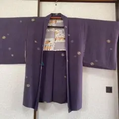青/焦茶!羽織着丈88cm袖丈49.5cm裄丈64cm