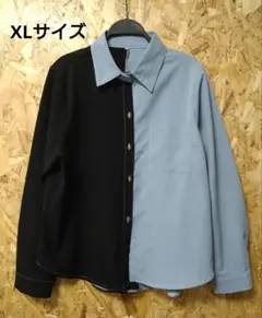2色のシャツカットソー　XLサイズ