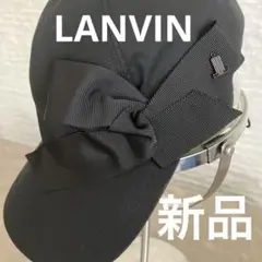 新品完売品♡ ランバンオンブルー リボンキャップ 黒