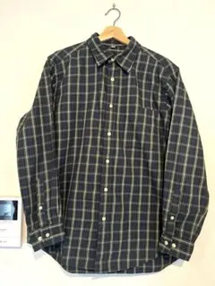 UNIQLO オールドユニクロ　チェック柄　長袖　ボタンシャツ　L