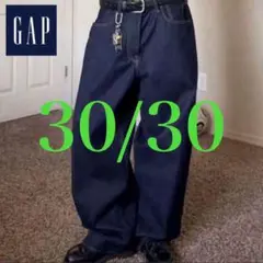 GAP スーパーバギーデニム 30W30L ダークリンス 大人気完売