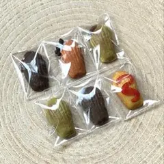 ミニチュアスイーツパンハンドメイド 焼き菓子マドレーヌ 6個セット
