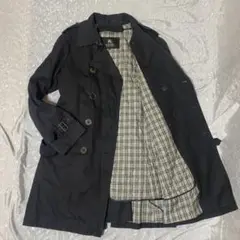BURBERRY BLACK LABEL ライナー付き トレンチコート 黒 L