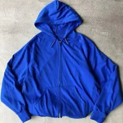 80s ジップパーカー 無地 ダブルフェイス デッドストック シアーズ