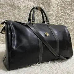 【良品】 Vittorio Godi ボストン ショルダー紐付 2way 大容量