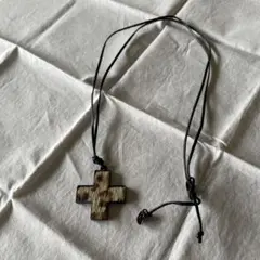 ハラコネックレス レオパード×ダルメシアン柄