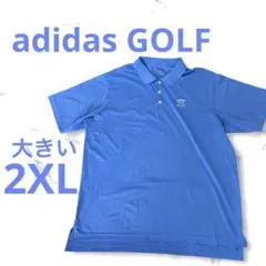Mulligans Fyre Kids ポロシャツ 2XL 青 adidas