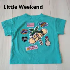 【美品】Little Weekend リトルウィークエンド Tシャツ 90