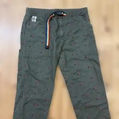 チャムス　メガネストラップ柄　チノパン　ワークパンツ