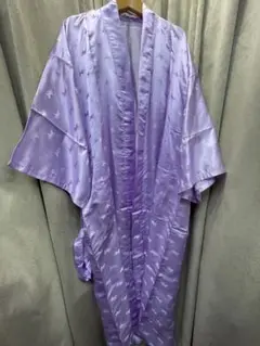 チャイナガウン　シルク パープル
