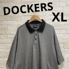 海外古着　ドッカーズ　DOCKERS 半袖　半袖ポロシャツ　サイズXL