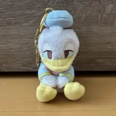 【ディズニーストア】ドナルドダック うとうとぬいぐるみキーホルダー
