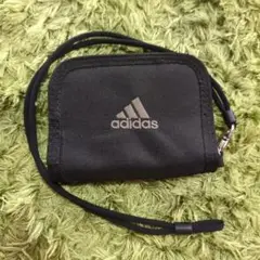 adidas 3本線デザイン 財布 黒