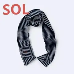 【新品】SOL soonerorlater Border Scarf