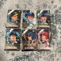 プロ野球　デフォルメカード　コレクション　2025 6点セット
