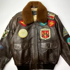 【本革】AVIREX レザージャケット G-1 フライトジャケット TOPGUN