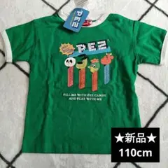 ⭐️新品⭐️タグ付 PEZ ペッツ 緑 グリーン リンガー Tシャツ 110cm