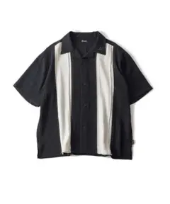 Hand stitch panel shirt