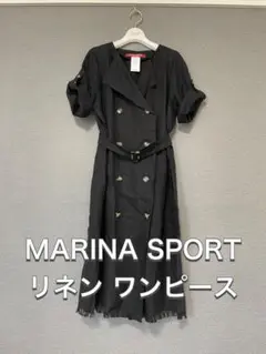 MARINA SPORT マリナリナルディ マリナスポーツ リネンワンピース M