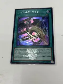 遊戯王 ナイトメア・ペイン ロゴ入りシークレットレア