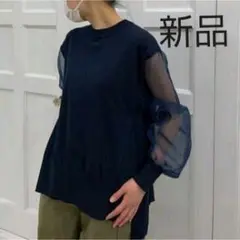 新品 CREW NECK SWEATER SLEEVE