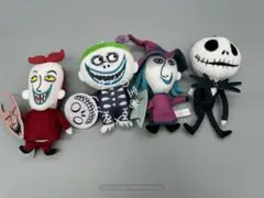 ディズニー ナイトメア ビフォー クリスマス ぬいぐるみ マスコット 全4種
