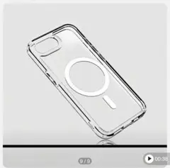 新品未使用　iPhone 16e用クリアケース MagSafe対応
