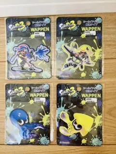 【新品未開封品】 スプラトゥーン3 2WAYワッペン 4枚セット ◡̈♥︎