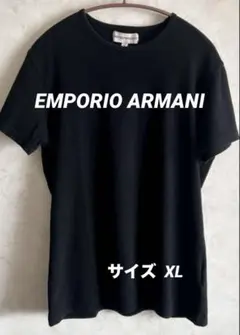 EMPORIO ARMANI【超美品】❣️両袖ロゴプリントシンプルTシャツ