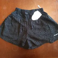 ブラックレーススカート 130サイズ
