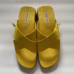 エルメス ウッドソール サンダル イエロー ヴィトン シャネル