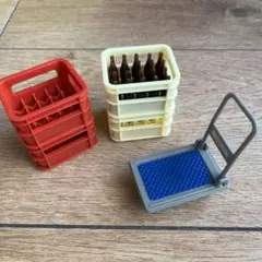 リーメント 台車　ビールケース ミニチュア　ビール瓶　まとめ売り　ガチャ