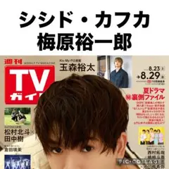 TVガイド　シシド・カフカ　梅原裕一郎 切り抜き