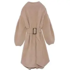 SNIDEL♡スナイデル ベルティッドラクーンニットワンピース