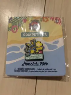 wcs2024 ホノルル　選手限定　ピンバッジ②