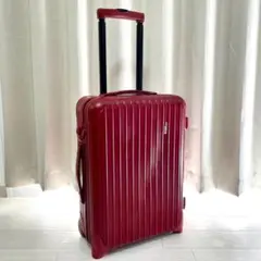 軽量 リモワ サルサ 2輪 32L キャリーケース 赤 機内持ち込み可 美品