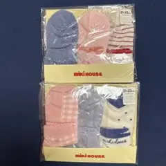 新品未開封　MIKI HOUSE キッズ靴下 2セット 21-23cm