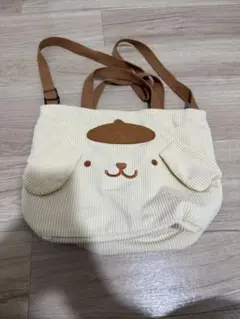ポムポムプリン コーデュロイバッグ