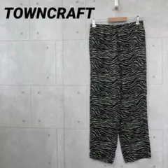 TOWNCRAFT タウンクラフト ゼブライージーパンツ レディース 黒 カーキ