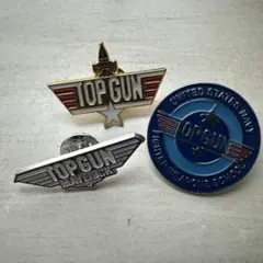 【未使用品】トップガン 映画 ピンバッジ 3点セット ピンズ