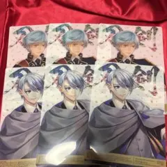 刀剣乱舞 ファミマ 五周年 一期一振・山姥切長切 クリアポスターセット